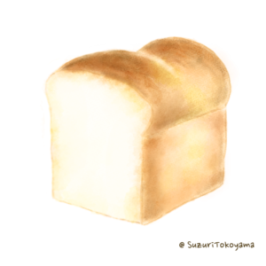 生食パンのイラスト